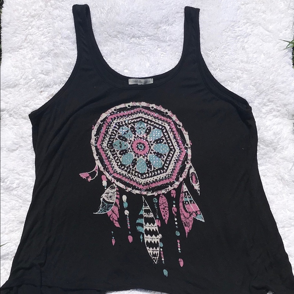 Black tank top by Charlotte Russe
